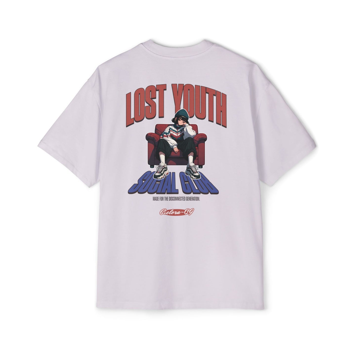 Oversized Anime Graphic Unisex Tee – "Es para jóvenes"