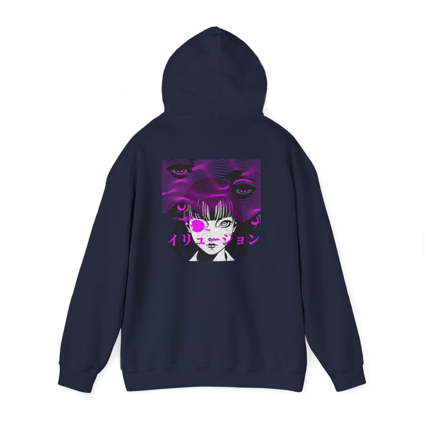 Illusion Eyes Hoodie — Surreal Graphic Eye Design