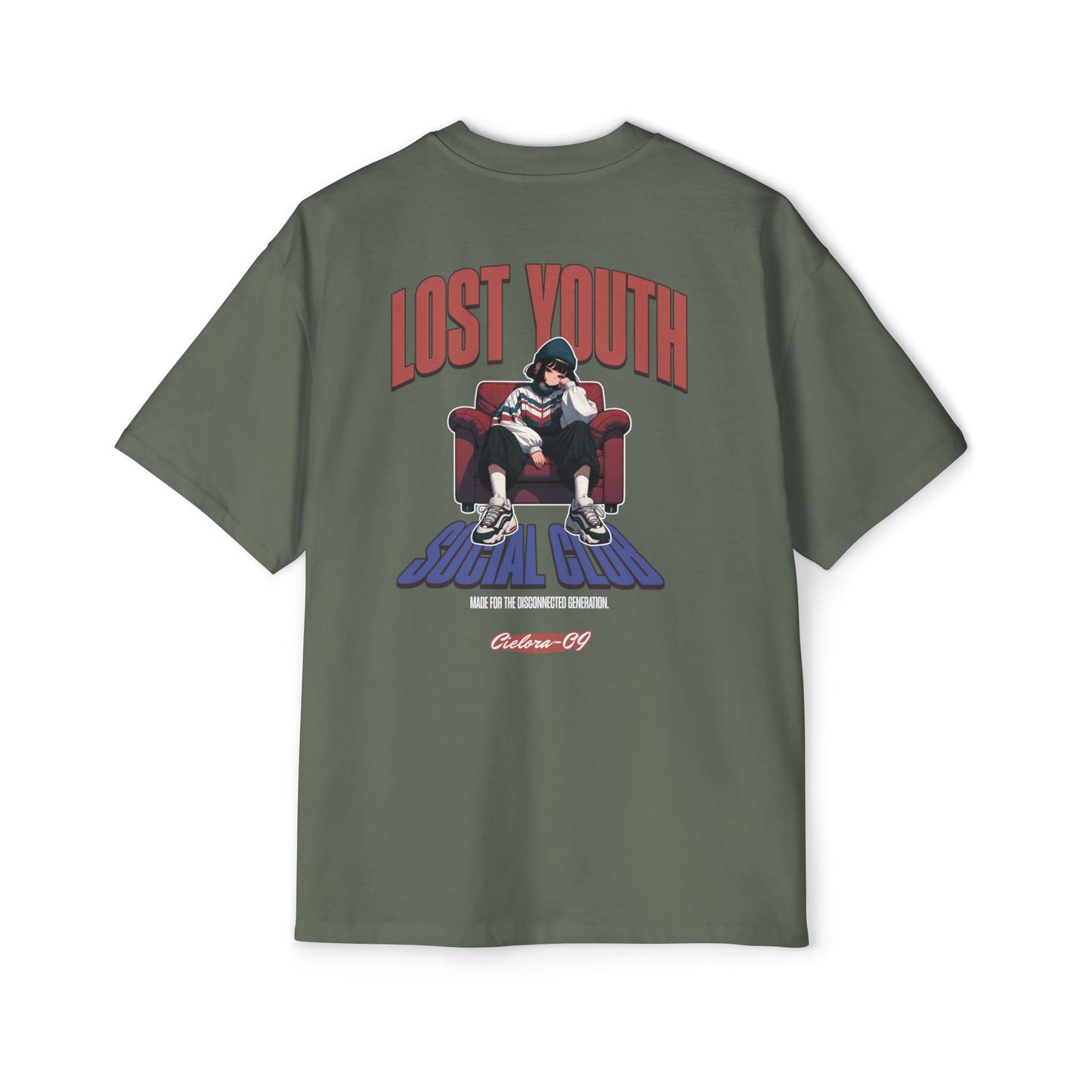 Oversized Anime Graphic Unisex Tee – "Es para jóvenes"