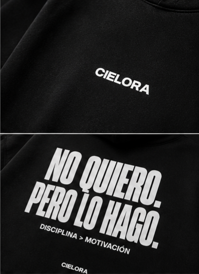 Hoodie — "No Quiero, Pero Lo Hago" Motivational Spanish Hoodie