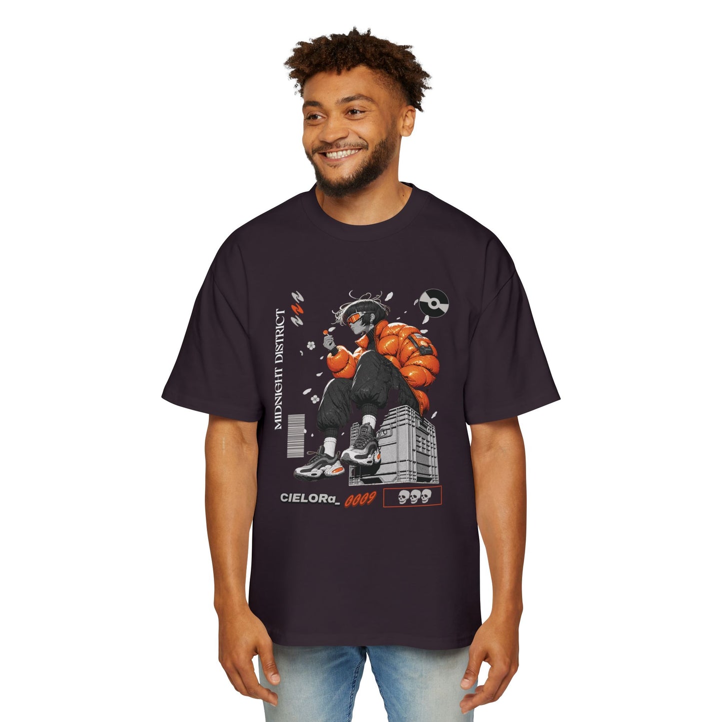 Futuristic Urban Graphic Tee — CAMISA URBANA FUTURISTA