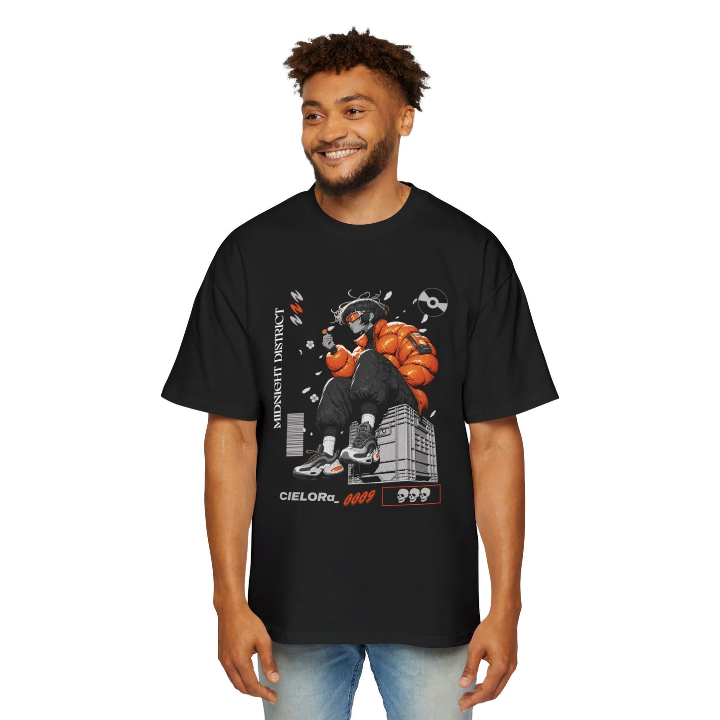 Futuristic Urban Graphic Tee — CAMISA URBANA FUTURISTA