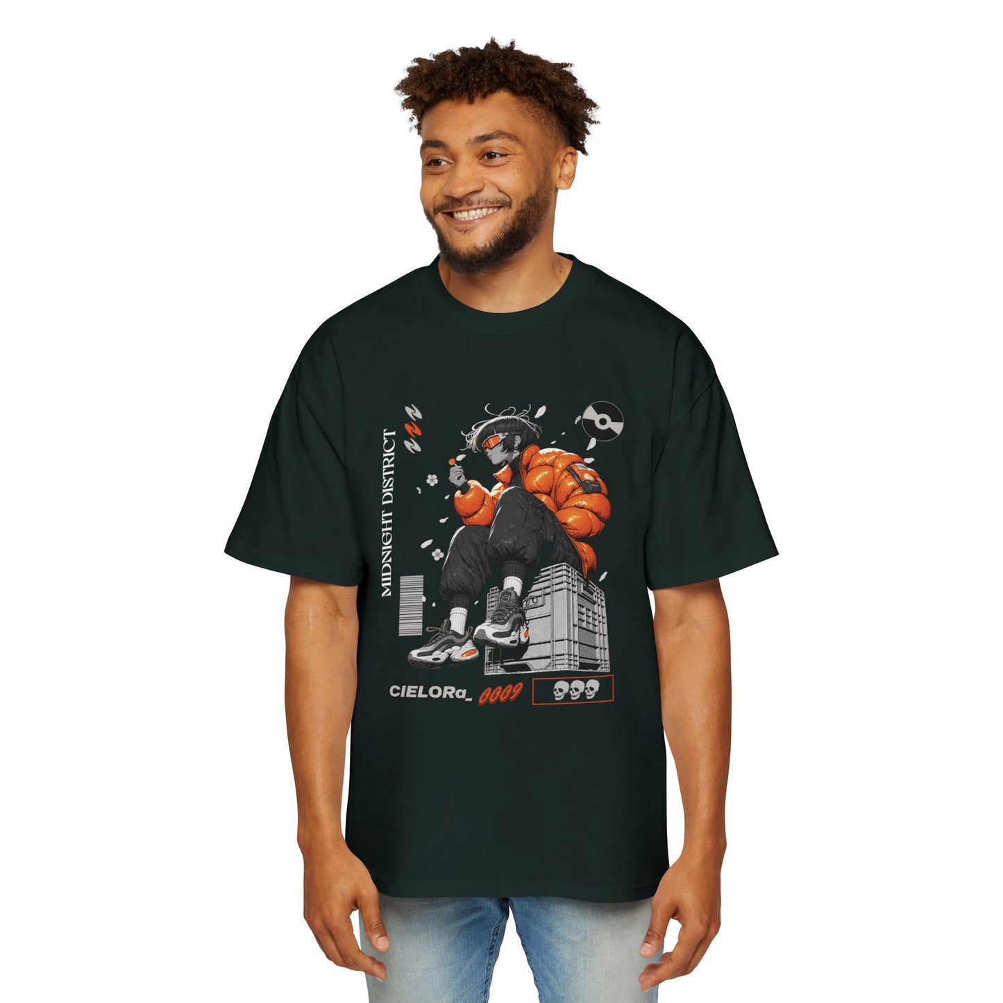 Futuristic Urban Graphic Tee — CAMISA URBANA FUTURISTA