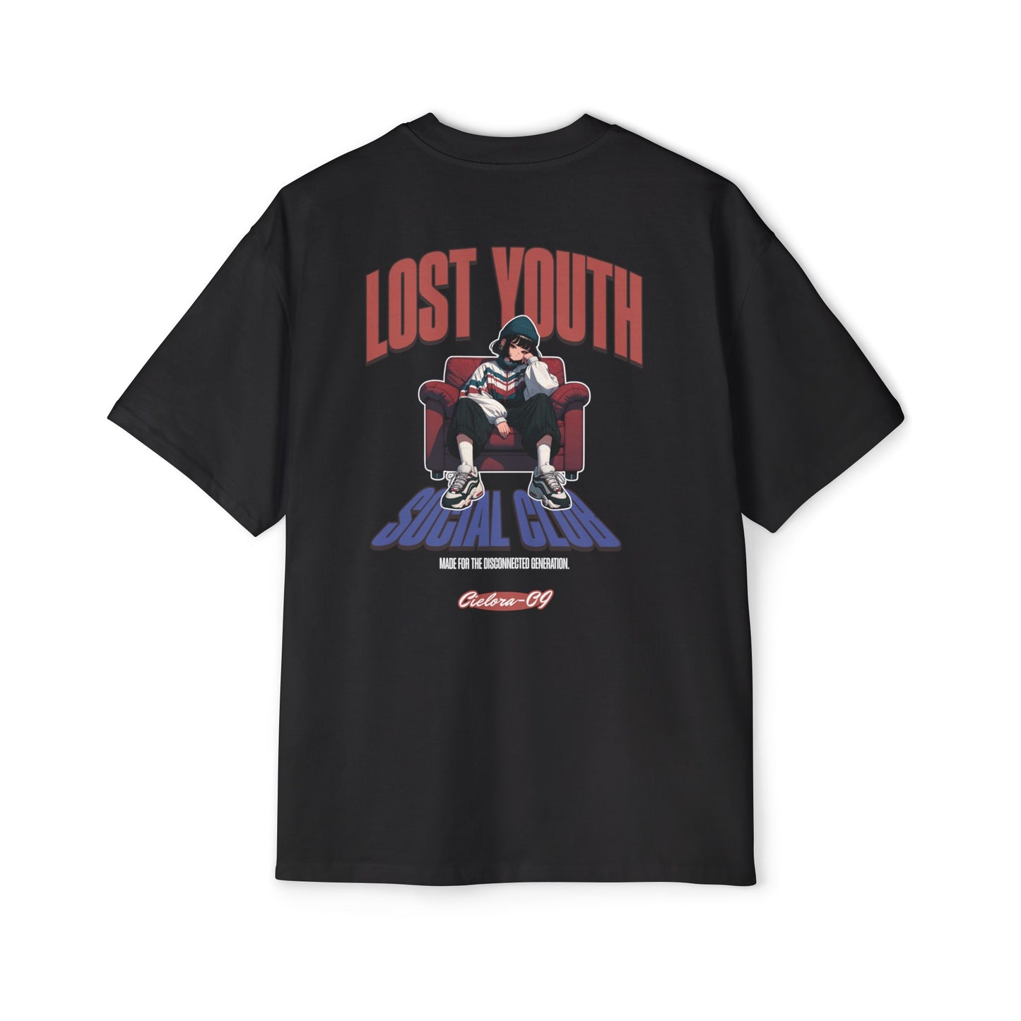 Oversized Anime Graphic Unisex Tee – "Es para jóvenes"