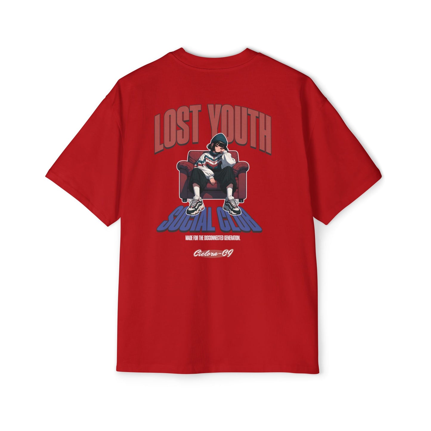 Oversized Anime Graphic Unisex Tee – "Es para jóvenes"