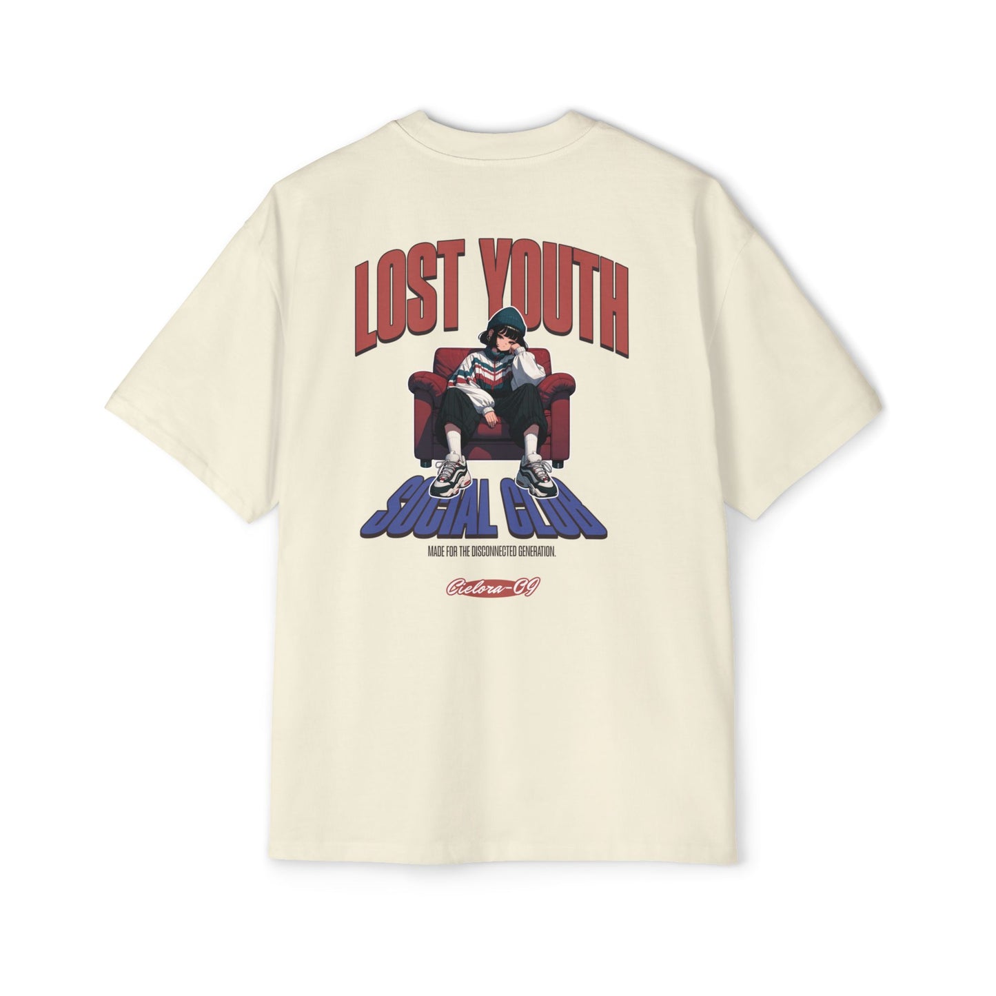 Oversized Anime Graphic Unisex Tee – "Es para jóvenes"