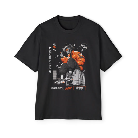 Futuristic Urban Graphic Tee — CAMISA URBANA FUTURISTA