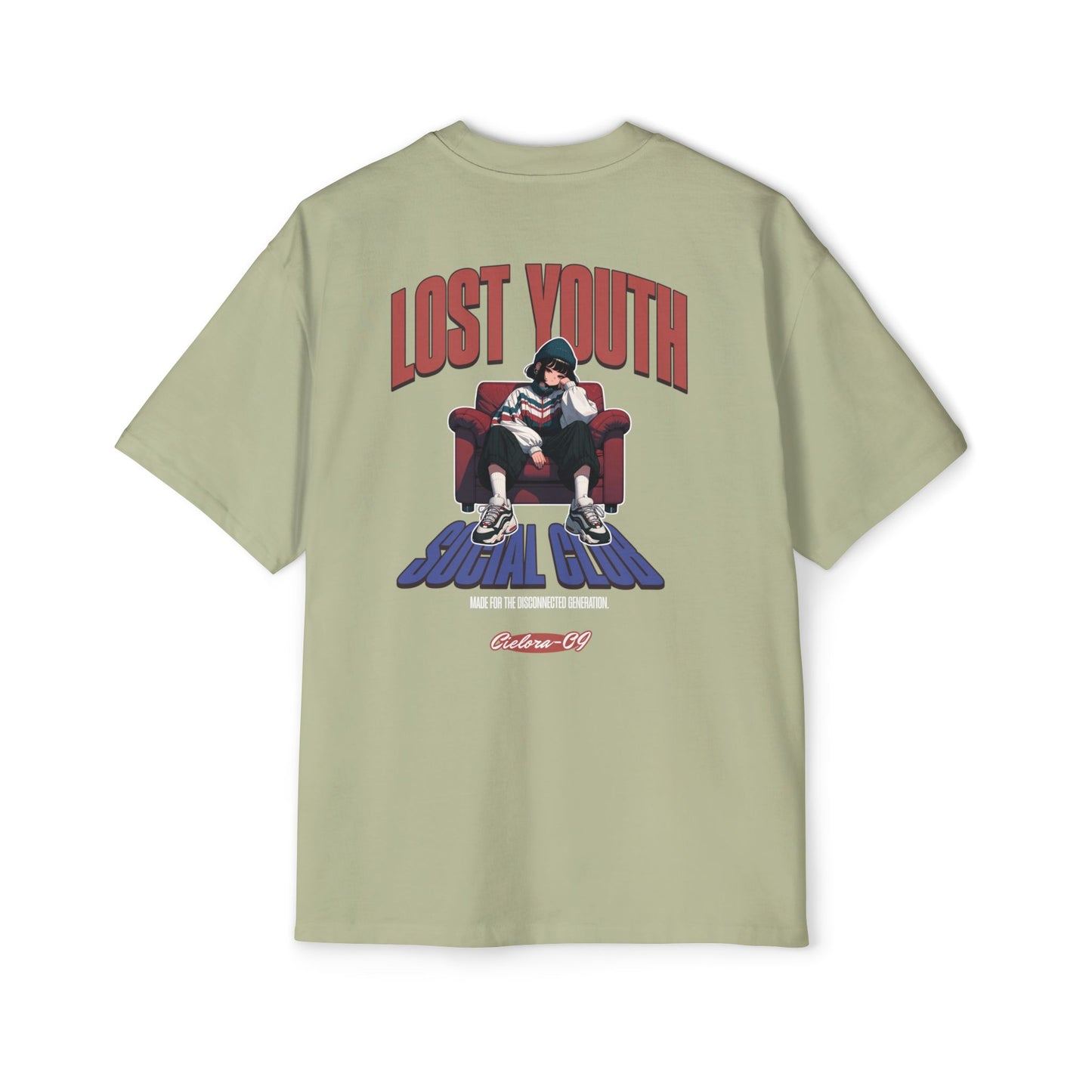 Oversized Anime Graphic Unisex Tee – "Es para jóvenes"