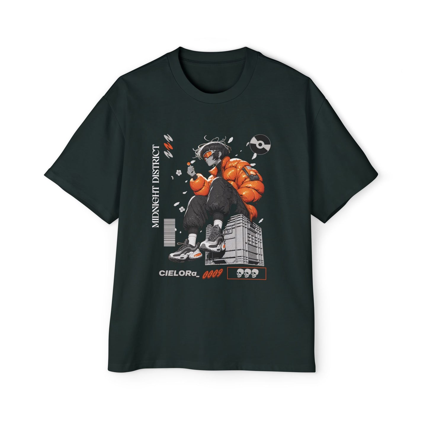 Futuristic Urban Graphic Tee — CAMISA URBANA FUTURISTA