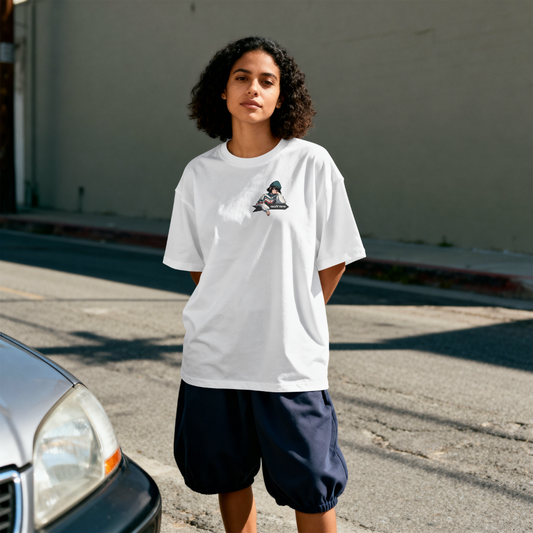 Oversized Anime Graphic Unisex Tee – "Es para jóvenes"