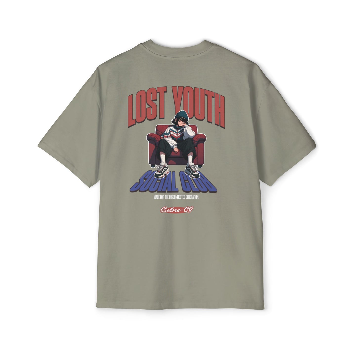 Oversized Anime Graphic Unisex Tee – "Es para jóvenes"