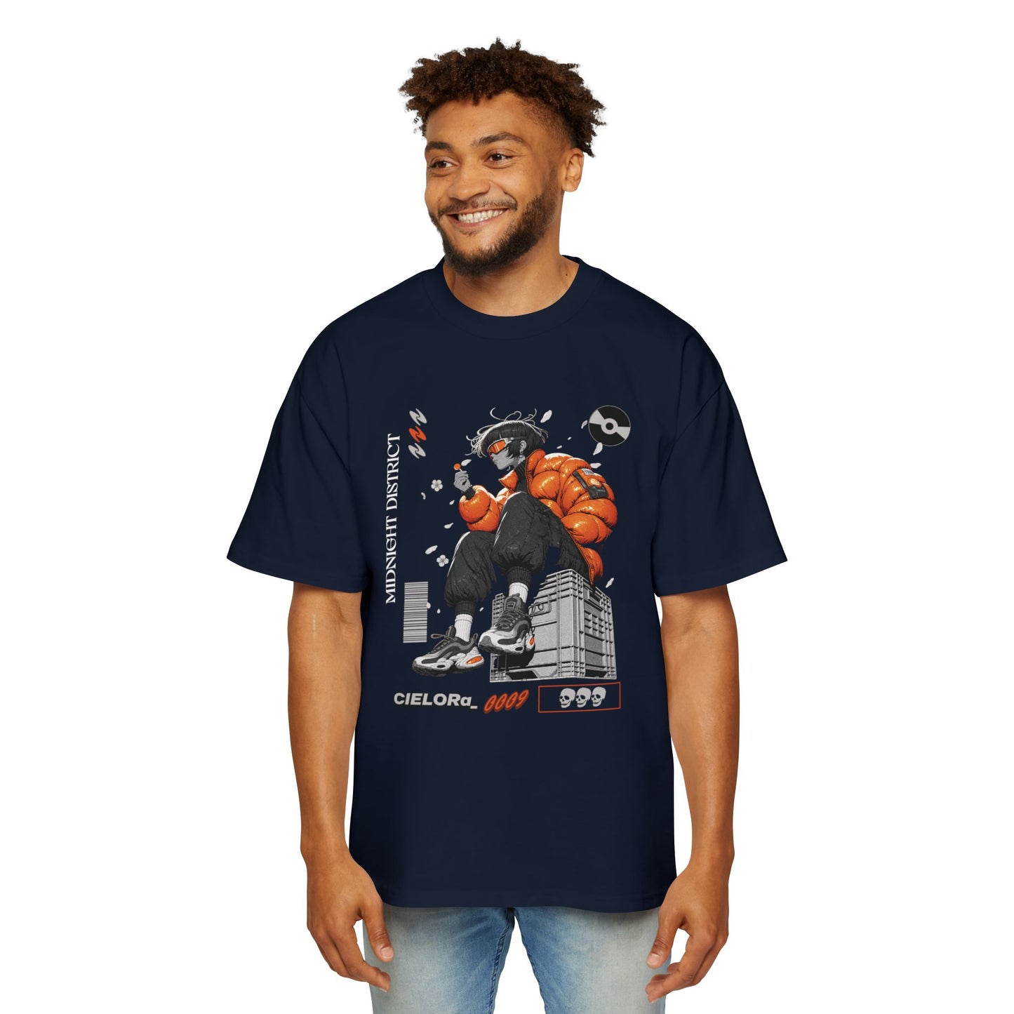 Futuristic Urban Graphic Tee — CAMISA URBANA FUTURISTA
