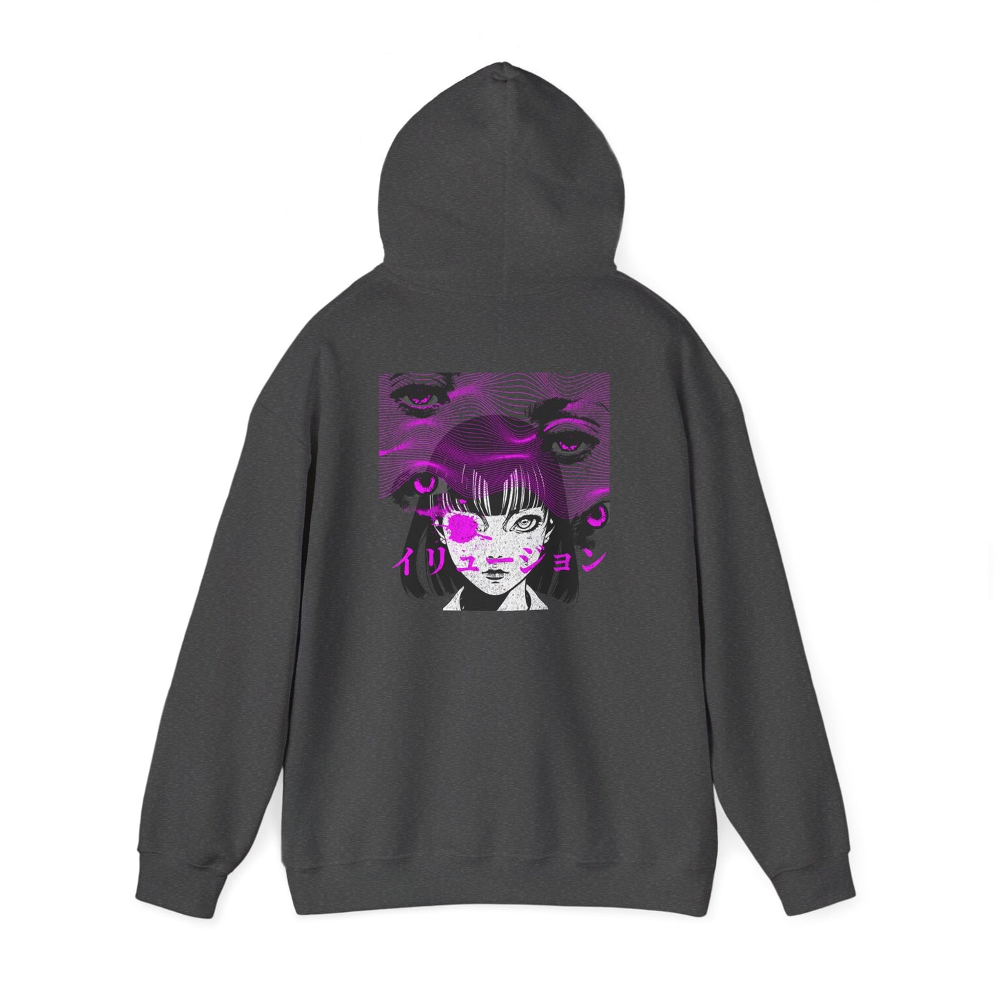 Illusion Eyes Hoodie — Surreal Graphic Eye Design
