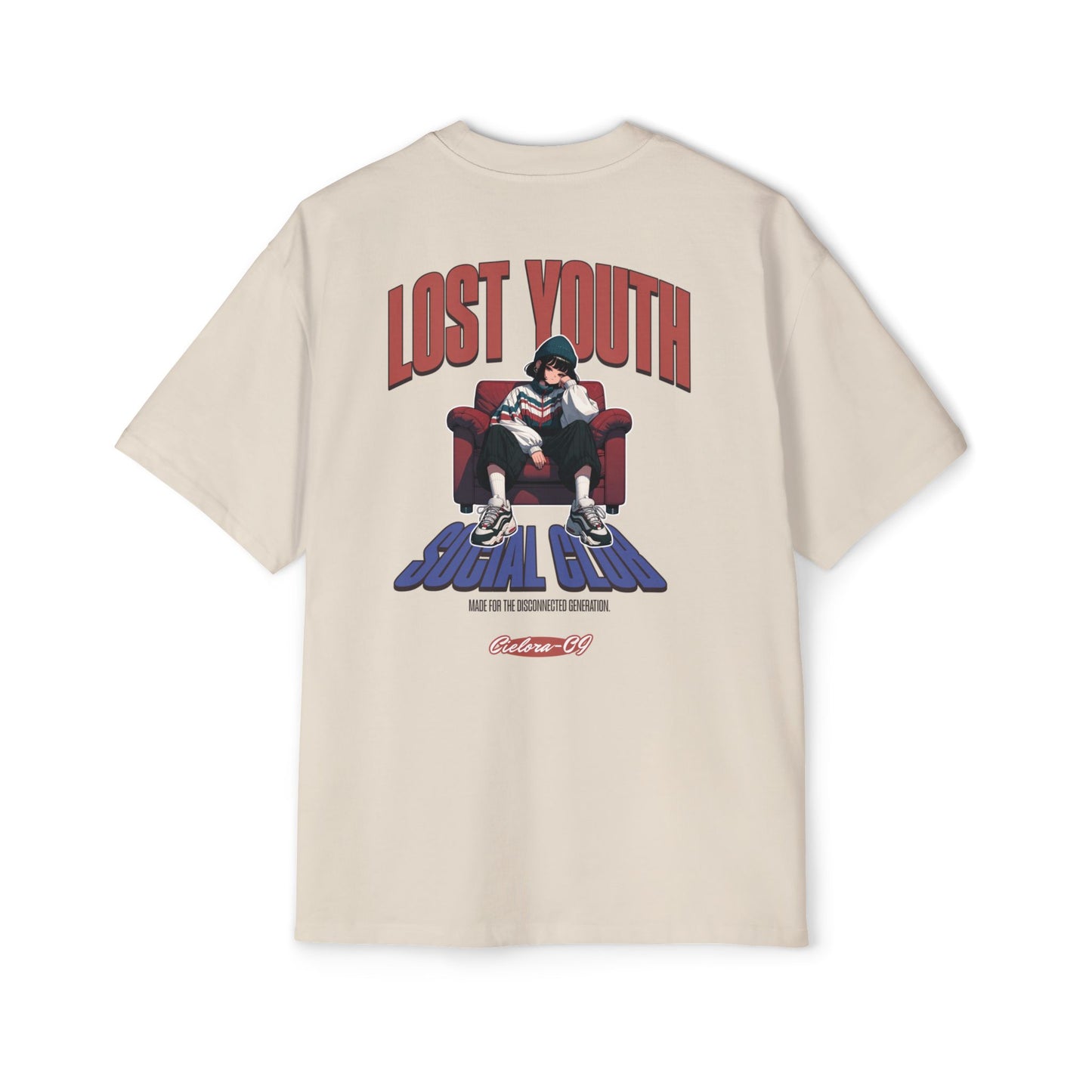 Oversized Anime Graphic Unisex Tee – "Es para jóvenes"
