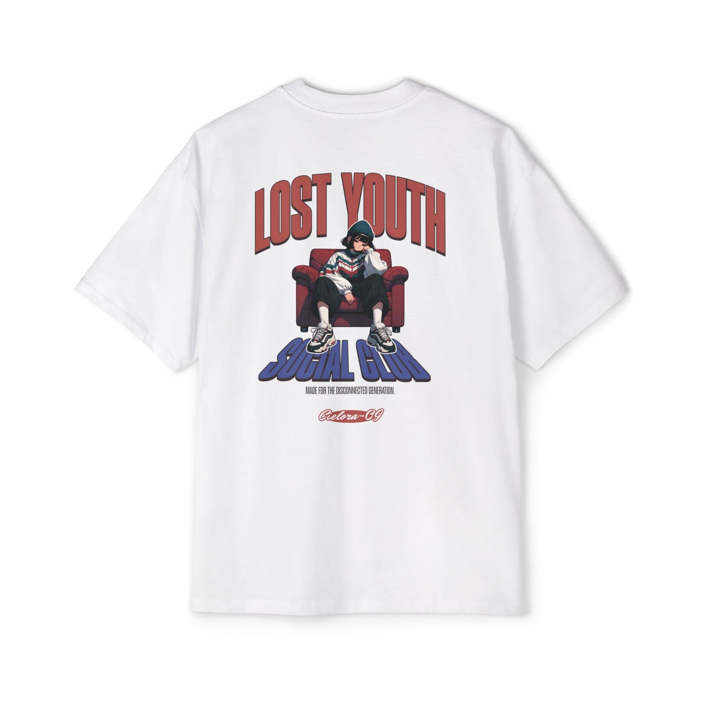 Oversized Anime Graphic Unisex Tee – "Es para jóvenes"
