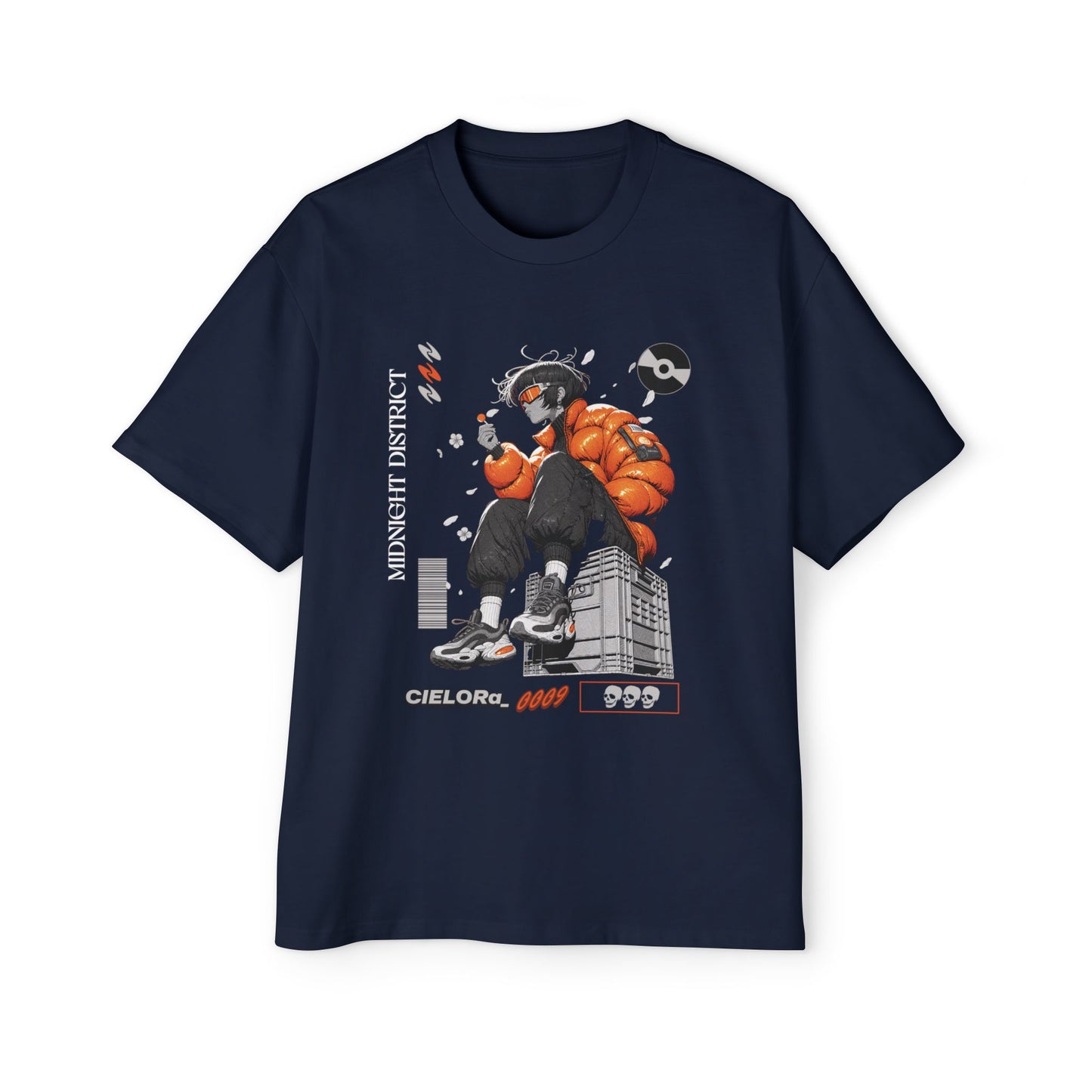 Futuristic Urban Graphic Tee — CAMISA URBANA FUTURISTA