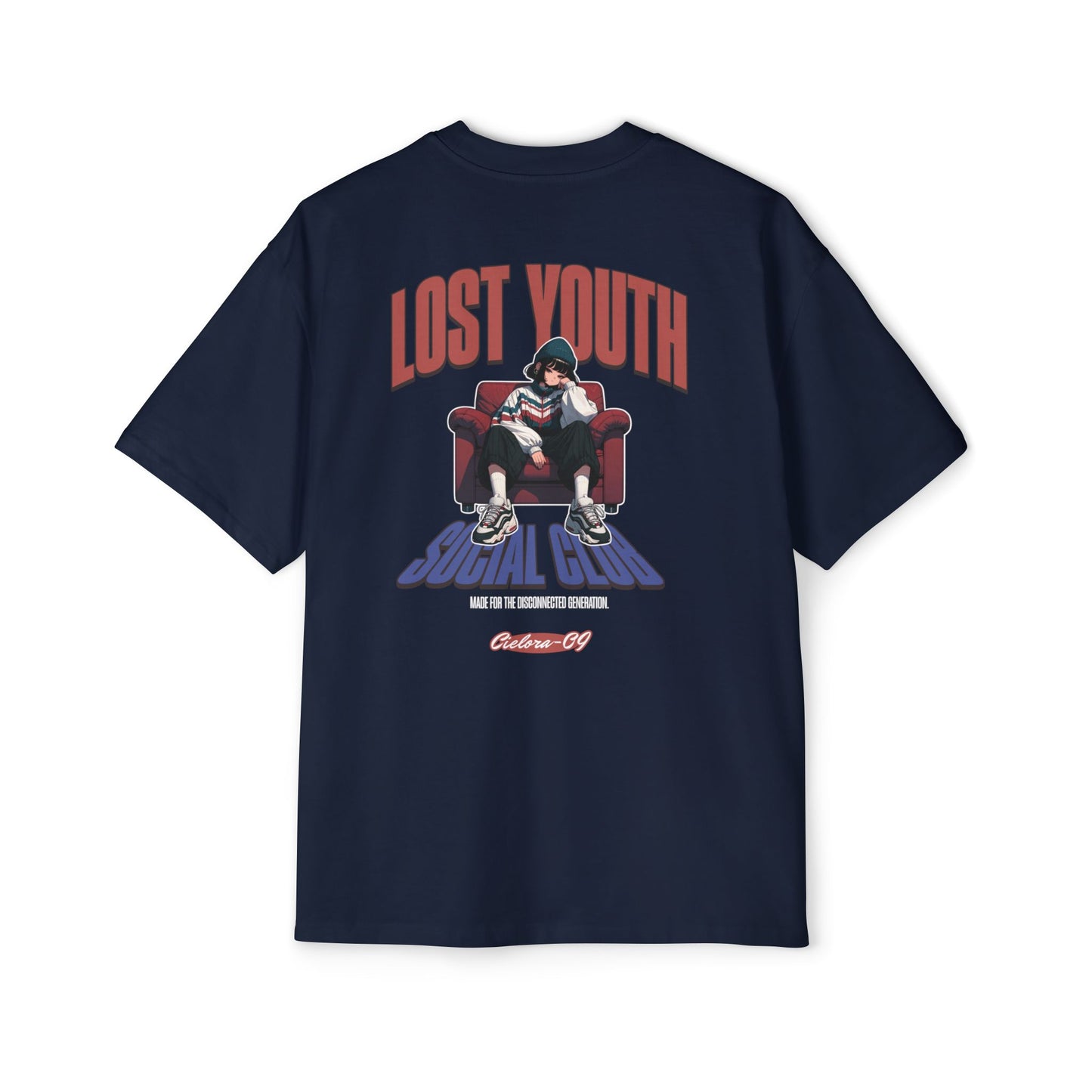 Oversized Anime Graphic Unisex Tee – "Es para jóvenes"
