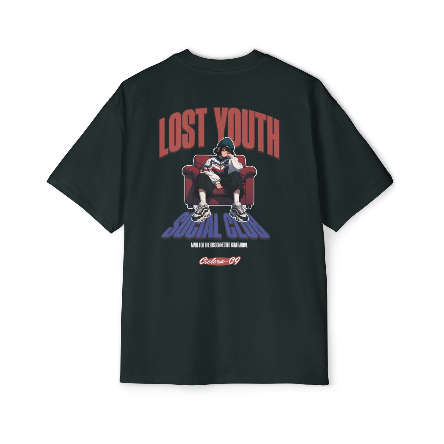 Oversized Anime Graphic Unisex Tee – "Es para jóvenes"